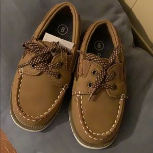 Toddler boy brown shoes